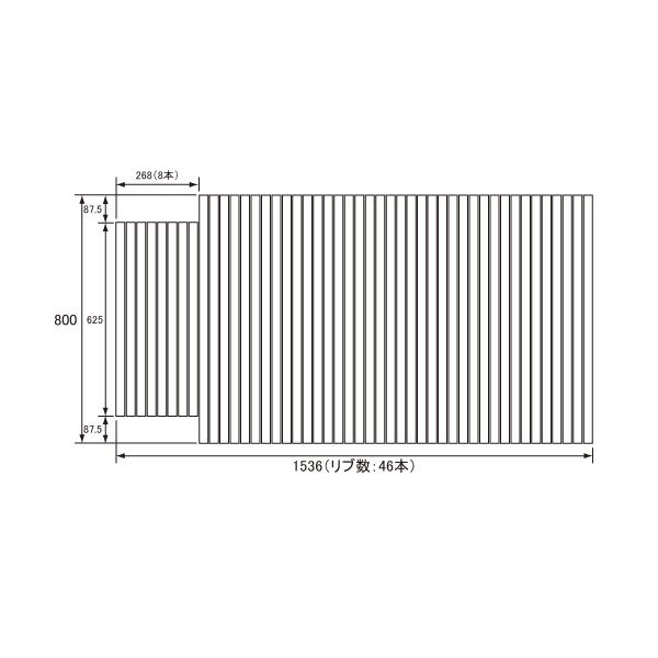 pi\jbN Panasonic(dH iVi) Cӂ(ӂӂ tt^) ӂ GA1605C 800×1536mm (u:46{)