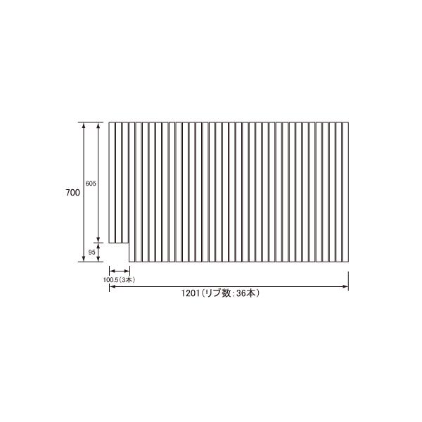 pi\jbN Panasonic(dH iVi) Cӂ(ӂӂ tt^) ӂ GD60432 700×1201mm (u:36{)