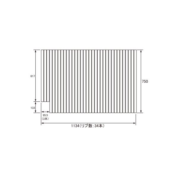 pi\jbN Panasonic(dH iVi) Cӂ(ӂӂ tt^) ӂ GKR71MF1K1XL 750×1134mm (u:34{)