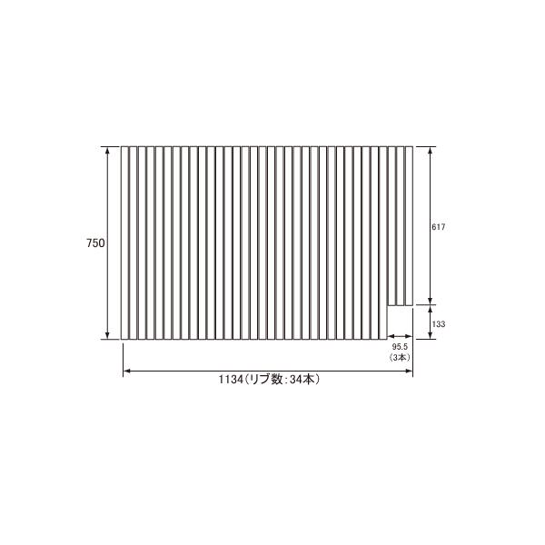 pi\jbN Panasonic(dH iVi) Cӂ(ӂӂ tt^) ӂ GKR71MF1K1XR 750×1134mm (u:34{)