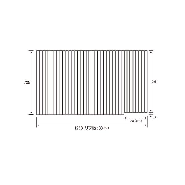 pi\jbN Panasonic(dH iVi) Cӂ(ӂӂ tt^) ӂ GKRX72MF5S1R (֕i GKRX72MF5S1RC) 735×1268mm (u:38{)