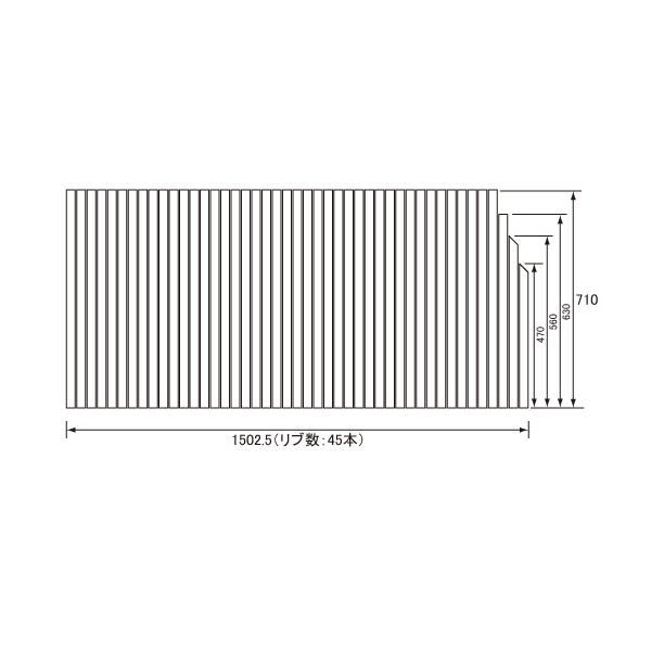 pi\jbN Panasonic(dH iVi) Cӂ(ӂӂ tt^) ӂ GKRX74MF7K2L (֕iGKRX74MF7K2LC) 710×1502.5mm (u:45{)