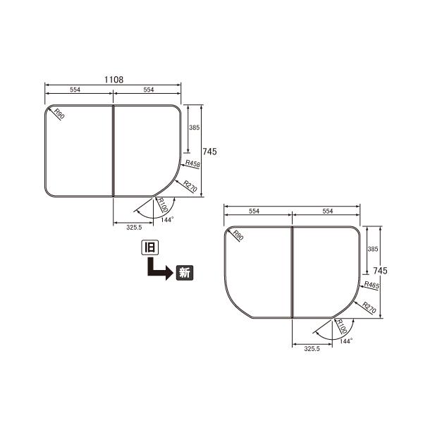 pi\jbN Panasonic(dH iVi) Cӂ(ӂӂ tt^) g݂ӂ GKU71KF8KK 745×1108mm
