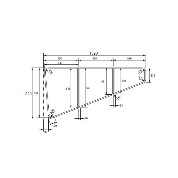 pi\jbN Panasonic(dH iVi) Cӂ(ӂӂ tt^) g݂ӂ GKU71MKF8MR 820×1620mm