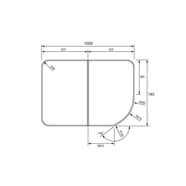 pi\jbN Panasonic(dH iVi) Cӂ(ӂӂ tt^) g݂ӂ GKU73KF8KK 745×1058mm