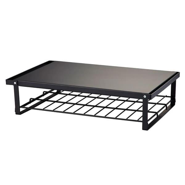 他サイト： REK-1 レンジ上ラック 棚2段 幅46cm マットブラック 平安伸銅工業の商品画像