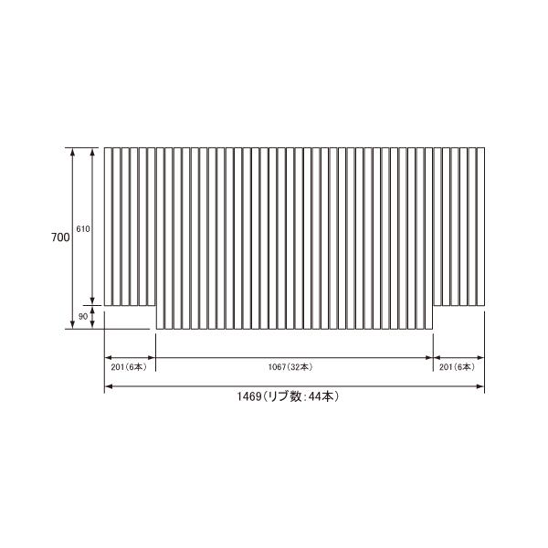 pi\jbN Panasonic(dH iVi) Cӂ(ӂӂ tt^) ӂ RL91005CC (RL91005MȂ֕i) 700×1469mm (u:44{)