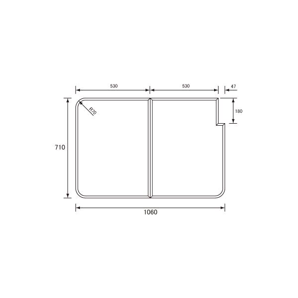 pi\jbN Panasonic(dH iVi) Cӂ(ӂӂ tt^) g݂ӂ RL91055SL 710×1060mm