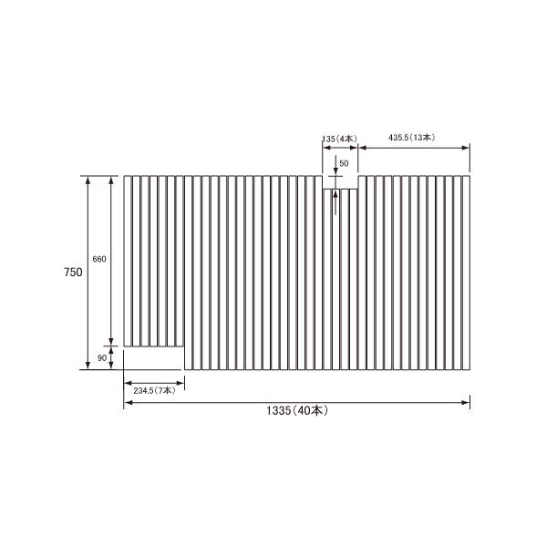 pi\jbN Panasonic(dH iVi) Cӂ(ӂӂ tt^) ӂ RL9141FJLC (RL9141FJL̑֕i) 750×1335mm (u:40{)