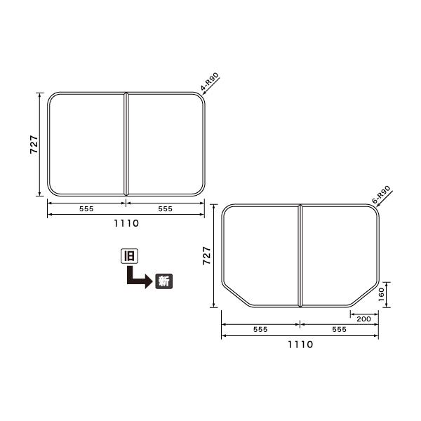 pi\jbN Panasonic(dH iVi) Cӂ(ӂӂ tt^) g݂ӂ RLA71KF11 727×1110mm