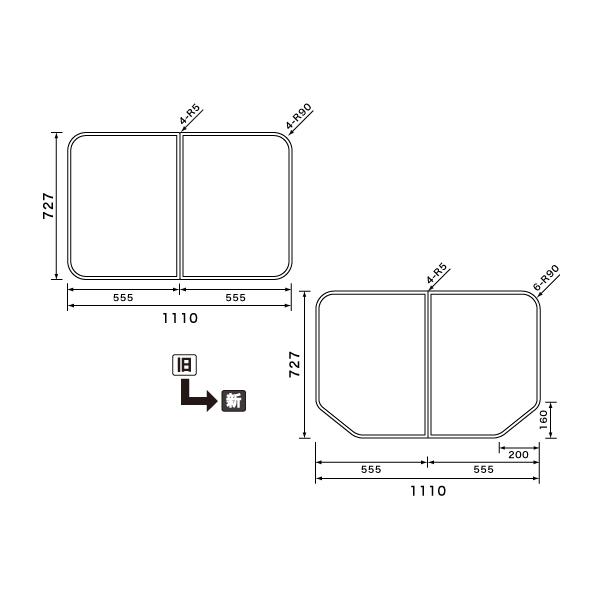 pi\jbN Panasonic(dH iVi) Cӂ(ӂӂ tt^) g݂ӂ RLA71KF91 727×1110mm