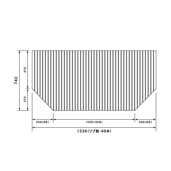 pi\jbN Panasonic(dH iVi) Cӂ(ӂӂ tt^) ӂ RLA74MN1M 740×1536mm (u:30{)