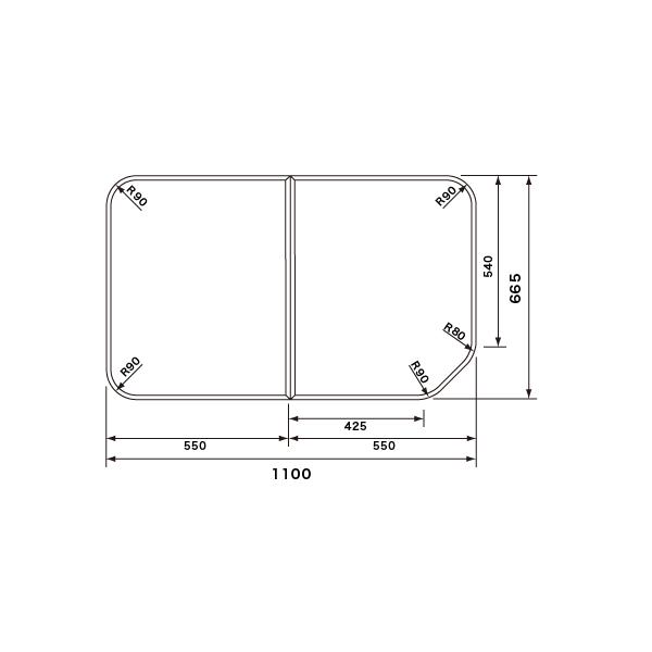 pi\jbN Panasonic(dH iVi) Cӂ(ӂӂ tt^) g݂ӂ RLFK71KF9KKC (RLFK71KF9KK̑֕i) 665×1100mm