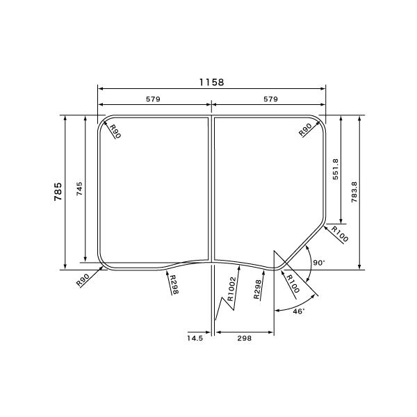 pi\jbN Panasonic(dH iVi) Cӂ(ӂӂ tt^) g݂ӂ RSV74AN1K 785×1158mm
