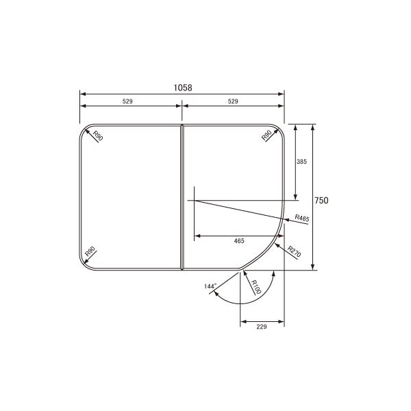 pi\jbN Panasonic(dH iVi) Cӂ(ӂӂ tt^) g݂ӂ RSW73KN2K1X 750×1058mm