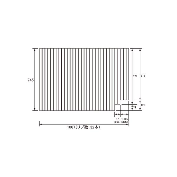 pi\jbN Panasonic(dH iVi) Cӂ(ӂӂ tt^) ӂ RSW73MN1K2XR 745×1067mm (u:32{)