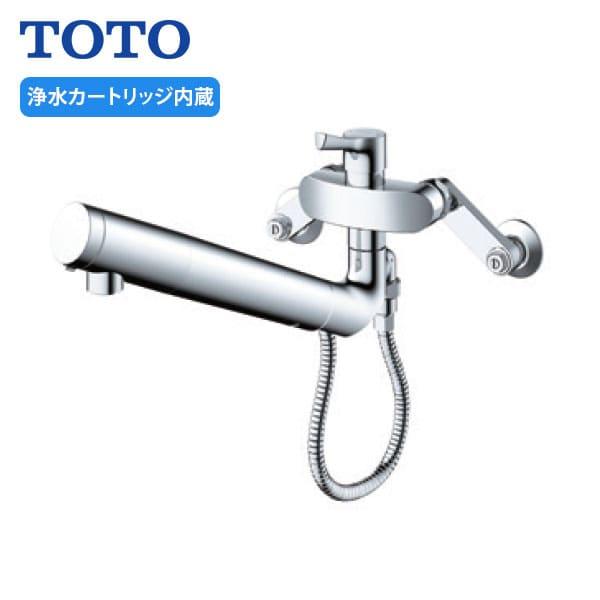 TOTO 【TKS05318J】TOTO 壁付シングル混合水栓 浄水器兼用 GG TOTO 【TKS05318J】TOTO 壁付シングル混合水栓 浄水器兼用 GG