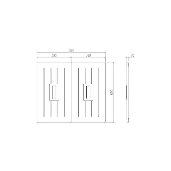 yTWB-80zLIXIL INAX Ct^ gt^ 2g s690mm 390mm