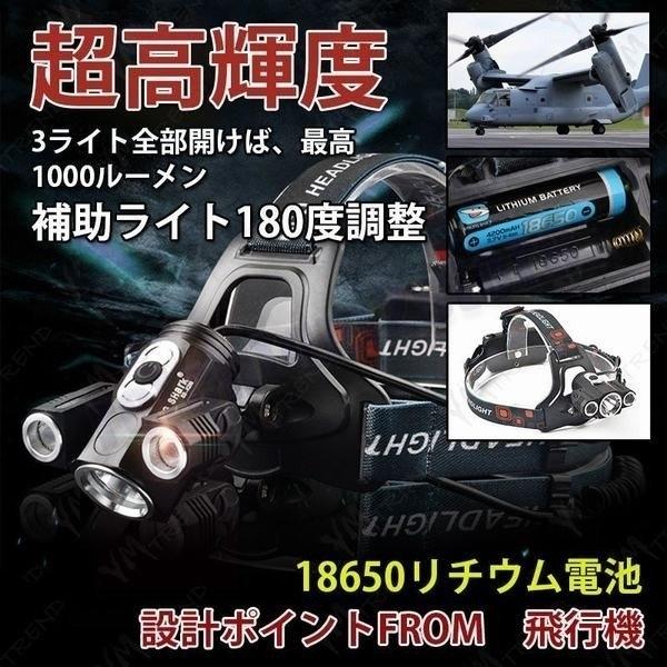 ヘッドライト 充電式 Led 釣り ヘッドランプ 夜釣り 登山 防災 最強ルーメン アウトドア キャンプ 登山 作業用ledヘッドライト Ped Reichtum2store 通販 Yahoo ショッピング