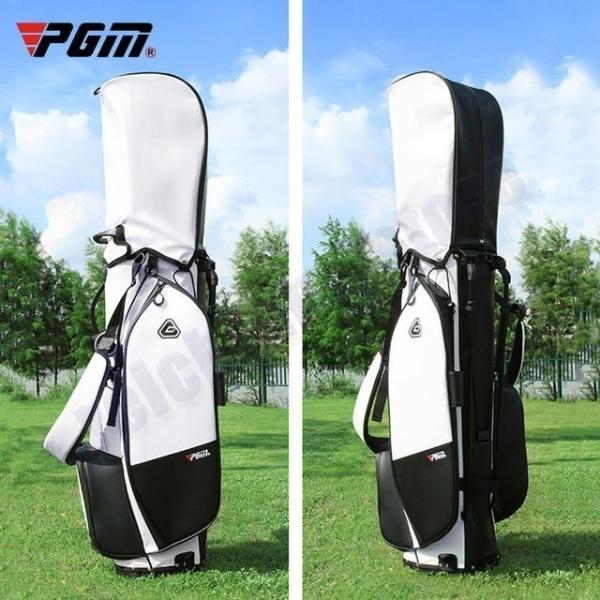 男女用の明るい革防水スタンドバッグgolfトレンドファッションバッグ