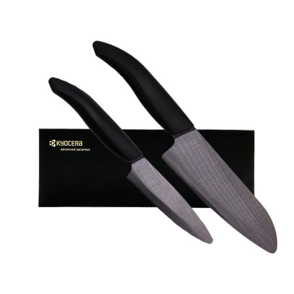 京セラ セラミックナイフ 2本 セット 黒刃 キッチン用品 包丁 京セラ セラミックナイフ 2本 セット 黒刃 キッチン用品 包丁