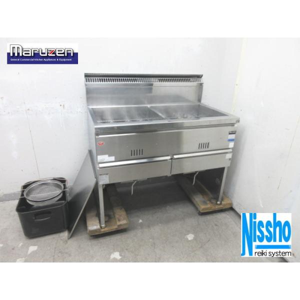 マルゼン ガスフライヤー MGF-C23WJ マルゼン（MARUZEN） □送料無料(一部地域除く)・マルゼン2槽ガス