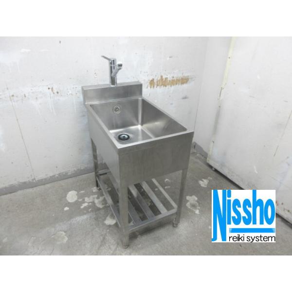 店舗用品 厨房用品 台付1槽シンク900×450 ×800×90 □中古 ステンレス1槽シンク・450×750×790/890/1070(mm)・厨房専門店