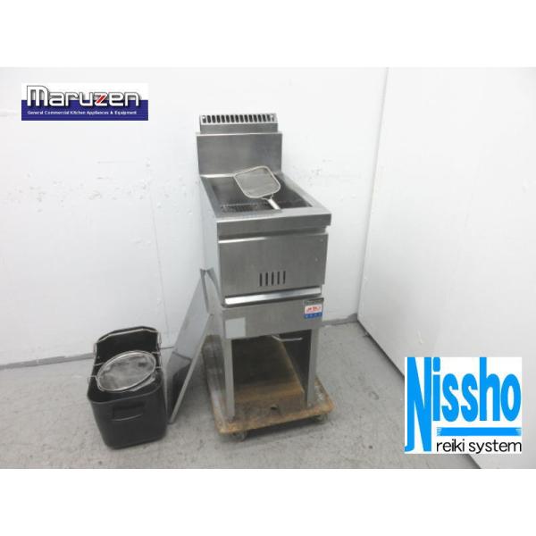 マルゼン　１槽ガスフライヤー　１３L　涼厨　都市ガス　飲食店　MGF-C13J □マルゼン1槽ガスフライヤー・MGF-13J・都市ガス用・13L・W330