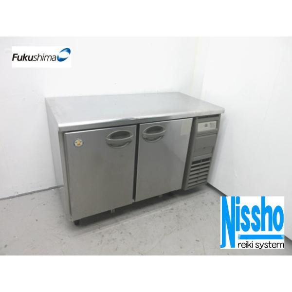 【動確済み】2019年 フクシマ 業務用台下冷蔵庫 YRC-120RM2-R 1200×600×860 冷蔵239L 単相 100V テーブル形冷蔵庫 コールドテーブル 大阪 フクシマガリレイ □フクシマ台下冷蔵庫・YRC-120RM2-R(改)・機械右