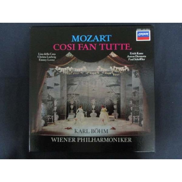 美盤 LP カーム・ベール 歌劇 コジ・ファン・トュッテ 帯付き カール・ベーム/モーツァルト: 歌劇「コジ・ファン・トゥッテ