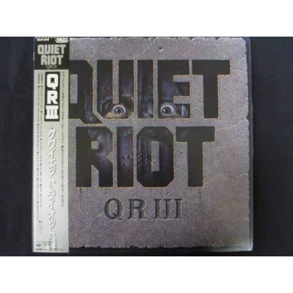 LP/レコード 0059□クワイエットライオット/QR III/帯付/28AP3209