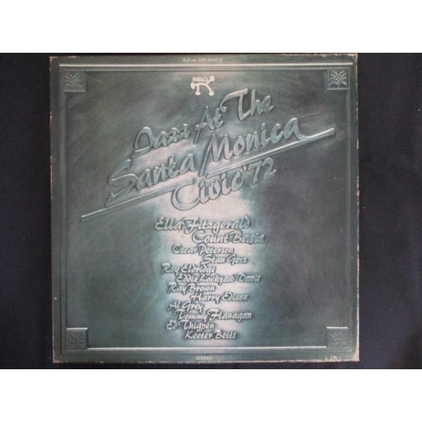 LP/レコード 0183■エラフィッツジェラルド カウントベイシー オスカーピーターソン 他オムニバス/Jazz At The Santa Monica Civic '72/3LP/見本盤/MW90479