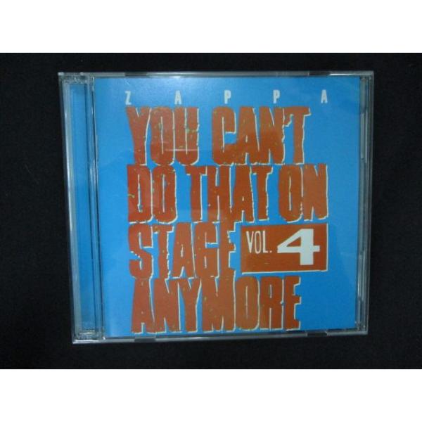 2234＃中古CD You Can't Do That On Stage Anymore - Vol. 4 (輸入盤)/フランク・ザッパ