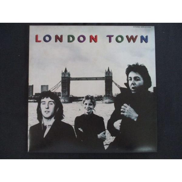 LP/レコード 0276■ポール・マッカートニー&amp;ウイングス/ロンドンタウン/ポスター付/EPS81000