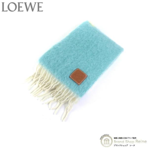 期間限定特価品 ロエベ モヘアマフラー マルチカラー 美品 i9tmg.com.br