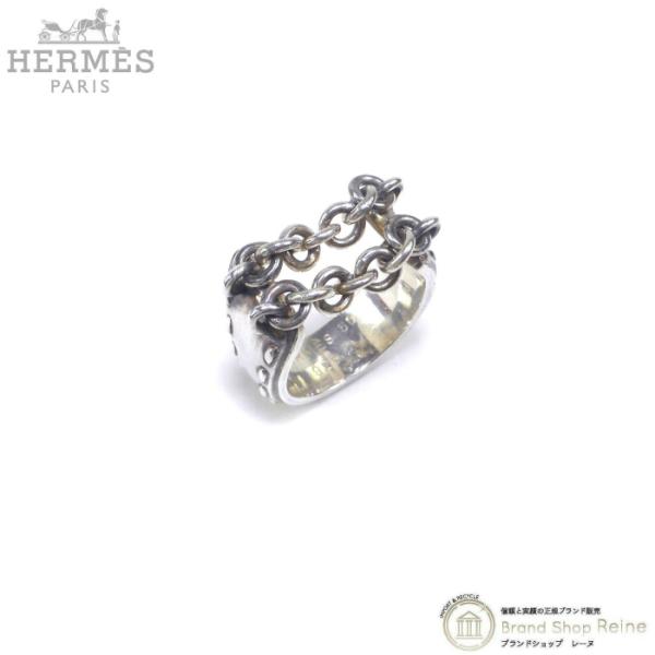 エルメス （HERMES） メキシコ リング ヴィンテージ 2連 チェーン