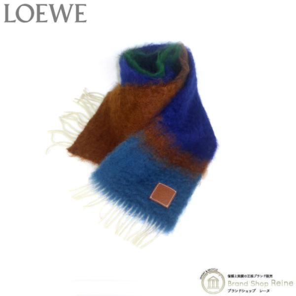 ブリヤンテス・レッド ロエベ LOEWE レディース−モヘアマフラー