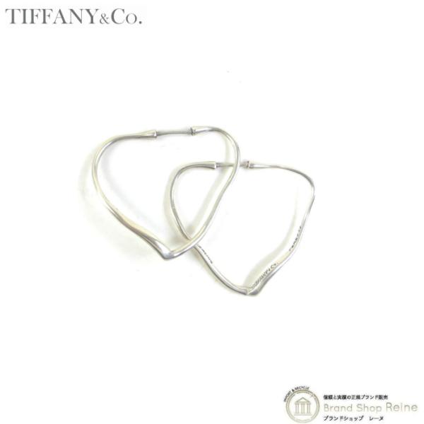 Tiffany&co フープピアス オープンハート エルサペレッティ sv925 Elsa Peretti ティファニー （TIFFANY＆CO.） エルサ