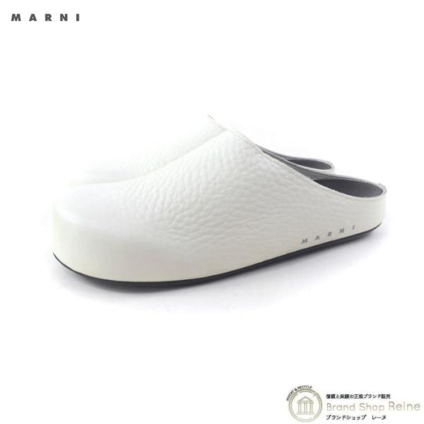 MARNI（マルニ） レザー サボ クロッグ サンダル 靴 ＃37 SBMS003900