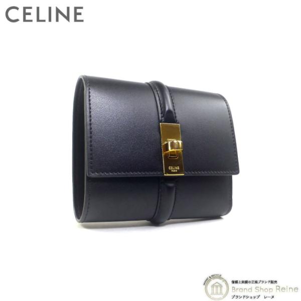 未使用品 CELINE セーズ 16 コンパクトウォレット 三つ折り財布 レザー 未使用品 CELINE セーズ 16 コンパクトウォレット 三つ折り財布
