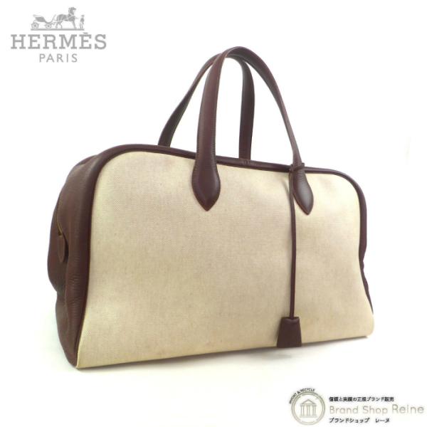 【未使用に近い】エルメス　バッグ　ヴィクトリア35 トリヨンクレマンス　ボストン HERMES（エルメス） ヴィクトリア 45 トリヨンクレマンス ダーク