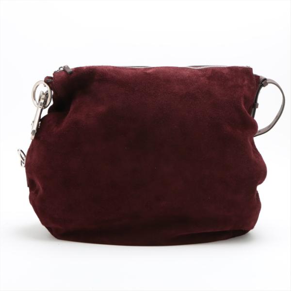 ＊Burberry＊ チョコレート スエード ミディアム ナイト バッグ reine-web_24-045350