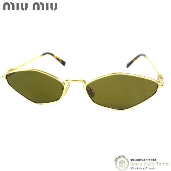 miu miu（ミュウミュウ） ロゴ メタル サングラス SMU56Z キャットアイ