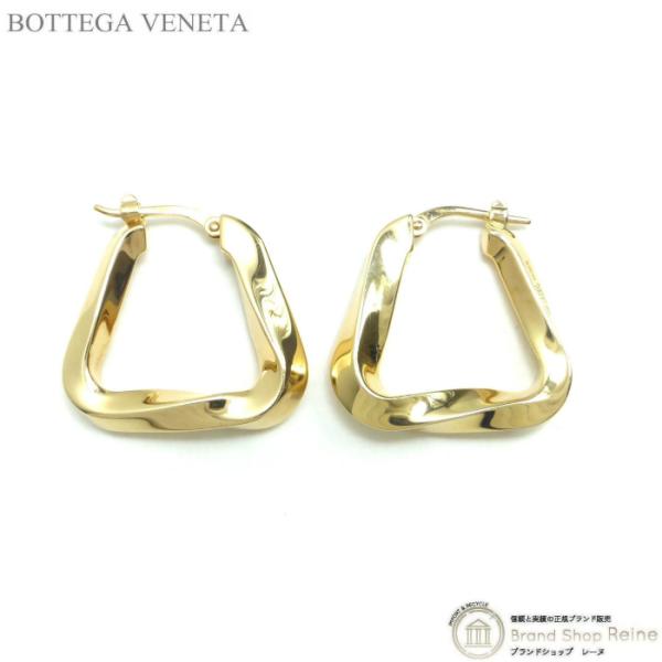 Bottega Veneta ゴールドトライアングルピアス BOTTEGA VENETA ゴールドトライアングルピアス
