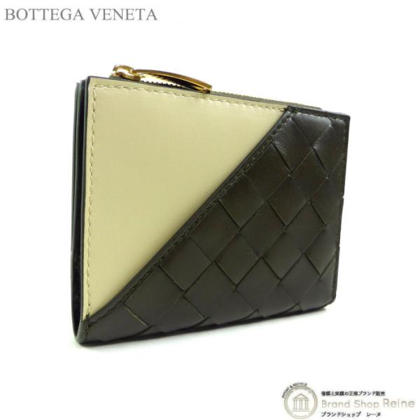 ボッテガ　ヴェネタ　二つ折りファスナー　ウォレット BOTTEGA VENETA（ボッテガ・ヴェネタ） ボッテガ ヴェネタ イントレ