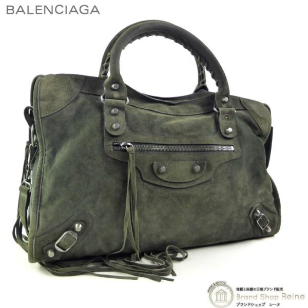 マ*州様 Balenciaga/バレンシアガ/ワンショルダーバック/スエード/ヴ BALENCIAGA ファースト ショルダーバッグ 103208 オレンジ
