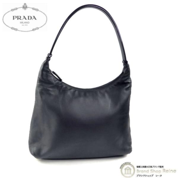 PRADA（プラダ） プラハンドル レザー ハーフムーン 肩掛け