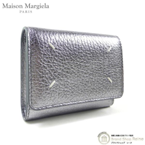 正規品【メゾンマルジェラ】三つ折り財布 グレー Maison Margiela メゾン マルジェラ （Maison Margiela