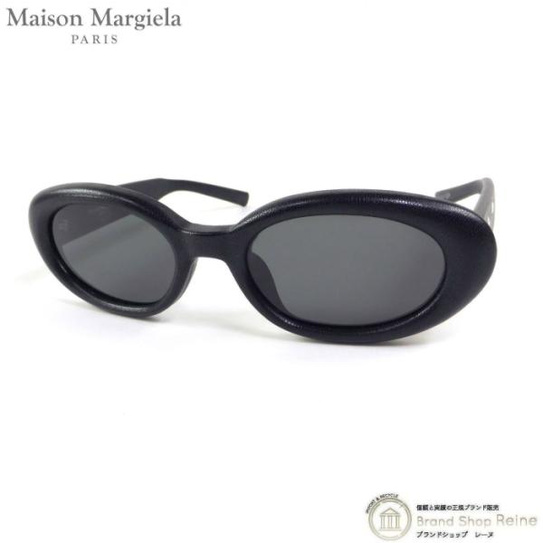 GM X Maison Margielブラックサングラス MM107-01 Gentle Monster Maison Margiela Oval Sunglasses Black (MM107