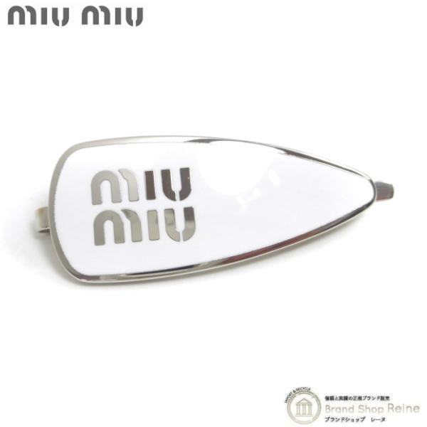 miumiuエナメルメタルヘアクリップ 国内買付【MIU MIU】 メタル エナメルメタル ヘアクリップ